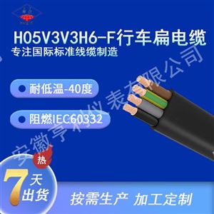 ZRN-KYVFB耐火丁晴扁电缆TPU绝缘1.9mm