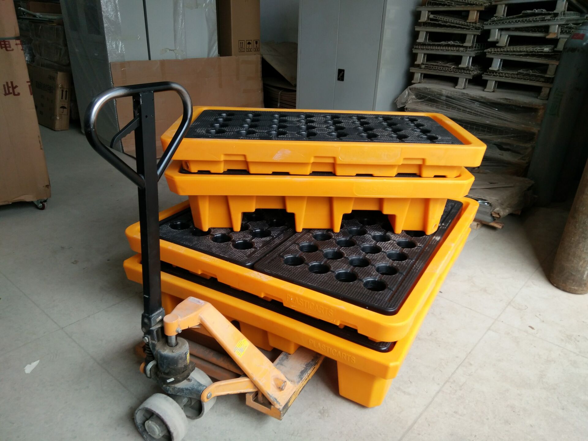 化学品防漏托盘防渗漏两桶四桶油桶托盘