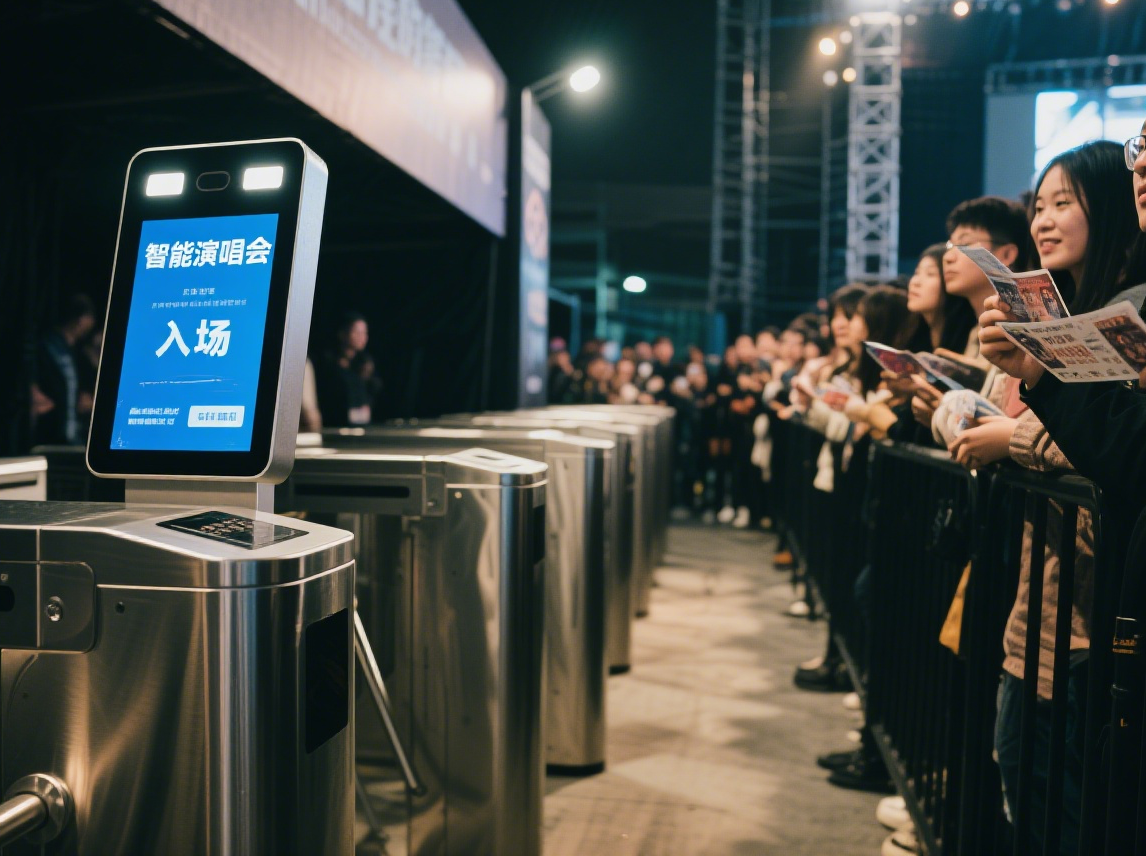 人行通道閘機(jī)：演唱會(huì)安保的智能防線